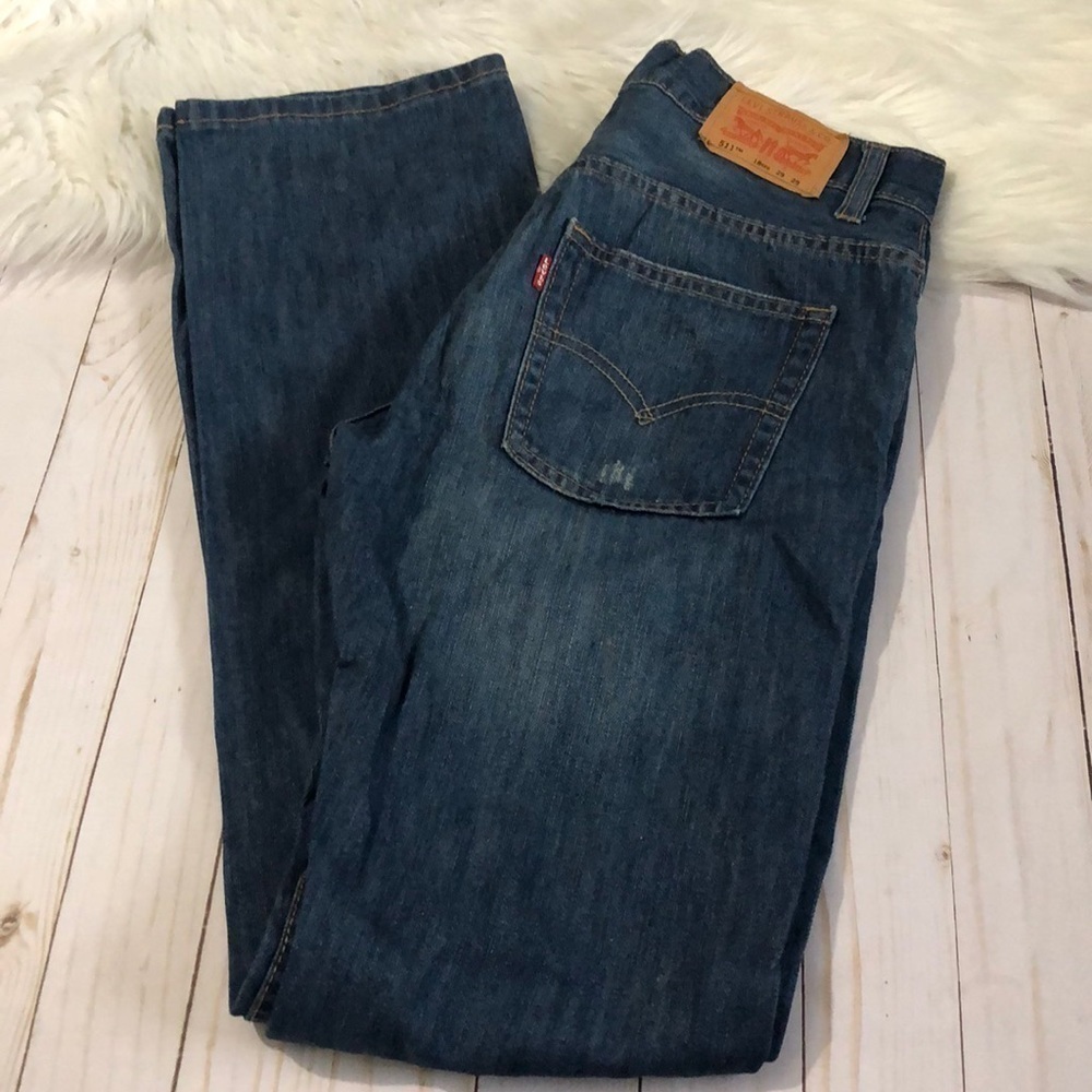 Levi’s 511 Slim Distressed Jeans Size 18 EUC